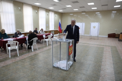 Николай Великдань проголосовал на выборах депутатов представительных органов местного самоуправления