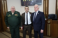 Награжден "За отвагу"