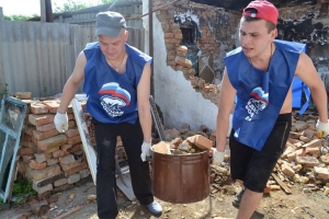 Погорельцы в беде не остались
