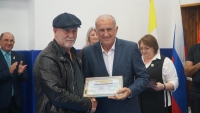 Игорь Андрющенко принял участие в открытии обновлённого спортивного зала