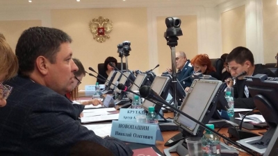 Николай Новопашин представил свой доклад в Совете Федерации