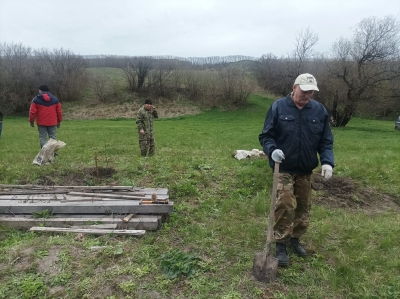 В память о космонавте Юрии Гагарине в Предгорном муниципальном округе высадили деревья