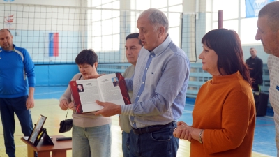 Игорь Андрющенко принял участие в турнире по волейболу, памяти земляка-героя