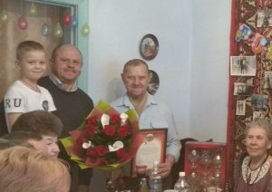 Чествовали земляка